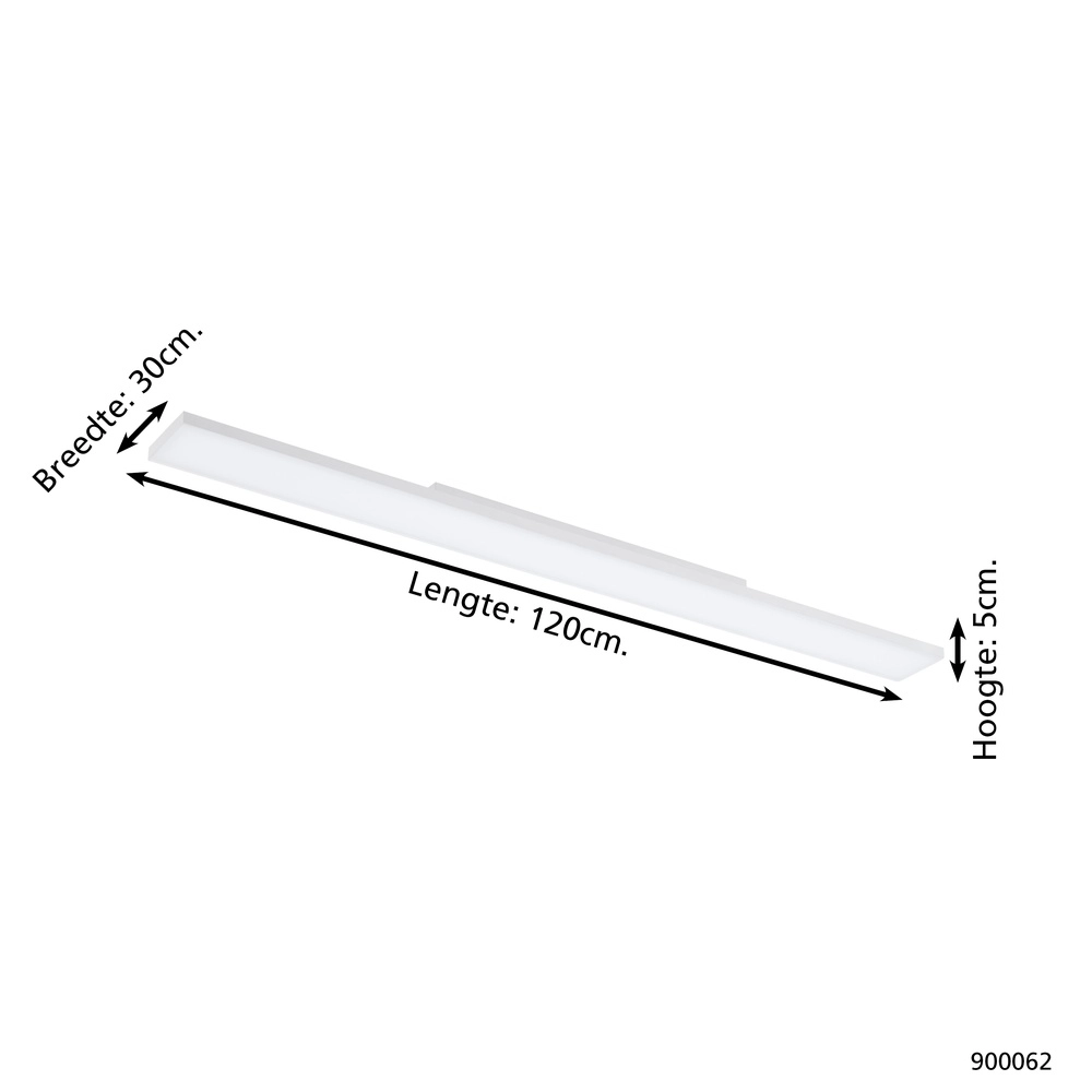 Smart LED-Deckenlicht Turcona-Z 120 cm Eglo 9008606221974