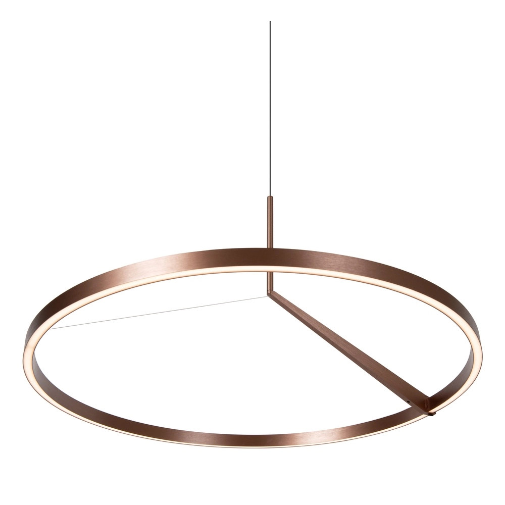 Elegante LED-Pendelleuchte Applause Kupfer – Ø 80 cm Premium by Lucide 5411212221858
