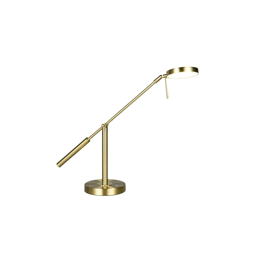 Schreibtischlampe Monza Messing Trio 4017807693294