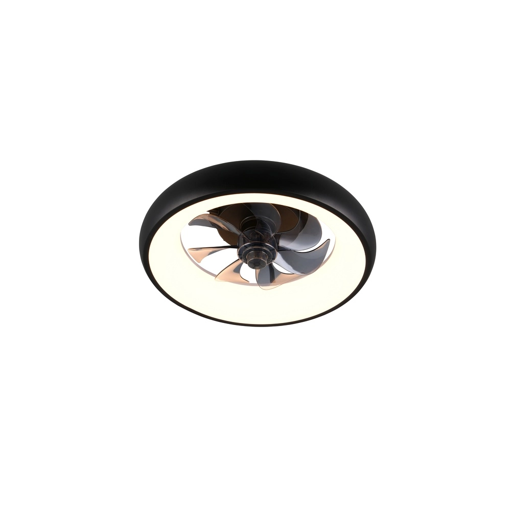Eleganter Ventilator Muonio Schwarz Trio 4017807688221