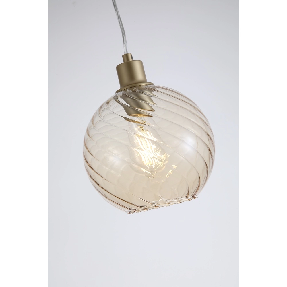 Pendelleuchte Radiance Einzel Gold Searchlight 5053423305776