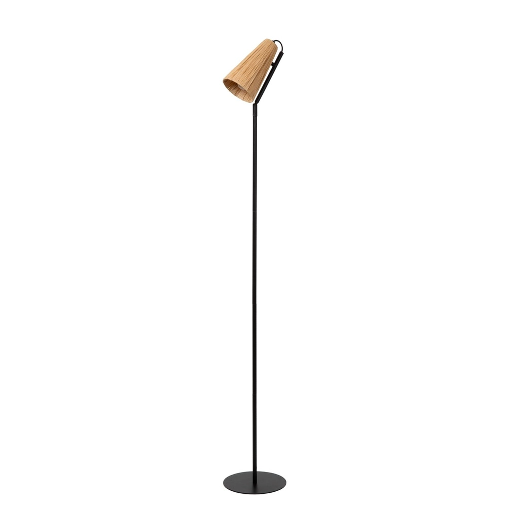 Einzigartige Stehlampe Bensen Holz