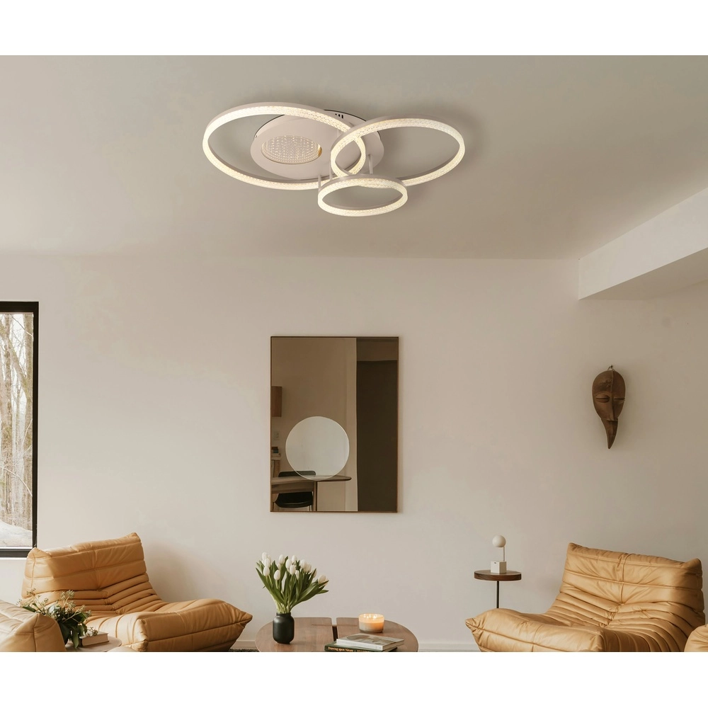 Deckenlampe sandbraun Sanford Runde Globo 9007371589739