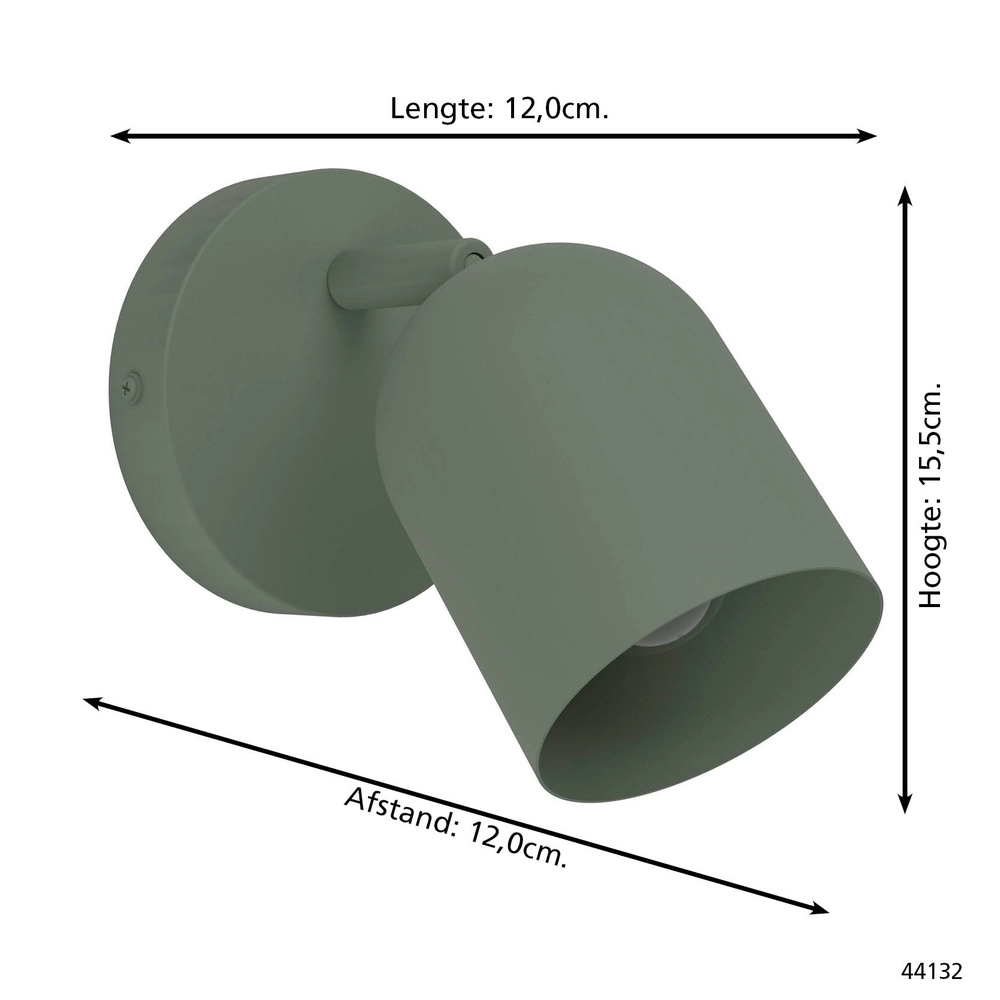 Design-Wandleuchte Tilston grün Eglo 9008606359653