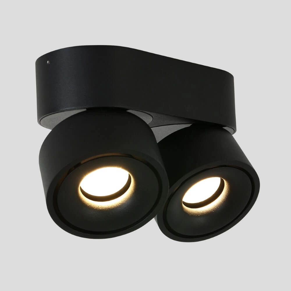 Spotlampe Fez Black 2-flammig schwarz Steinhauer 8712746132502