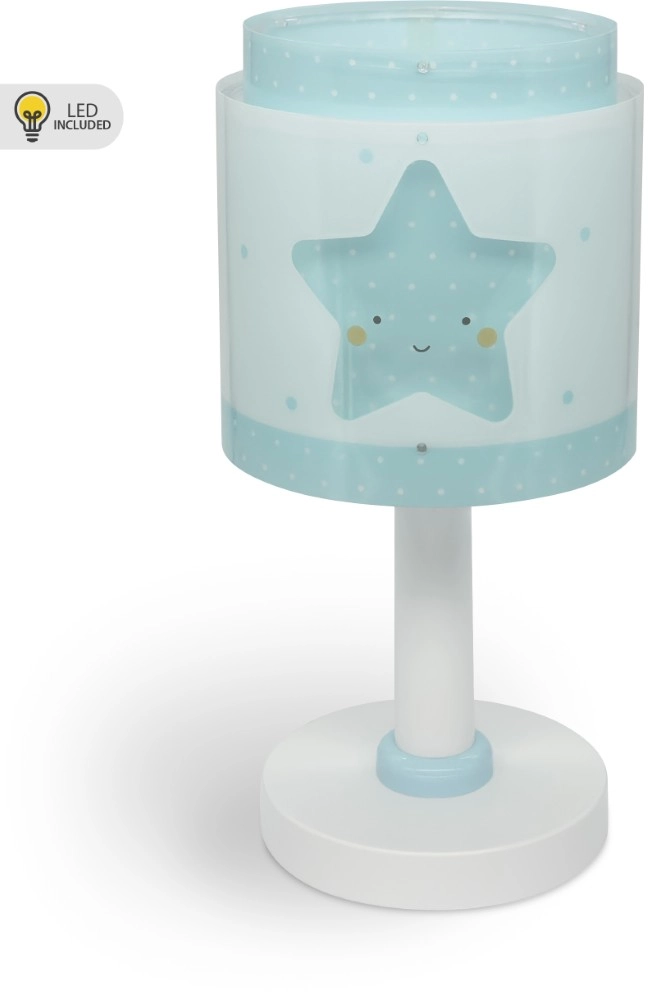 Tischlampe Baby Dreams blaues Leuchten im Dunkeln Dalber 8420406002613