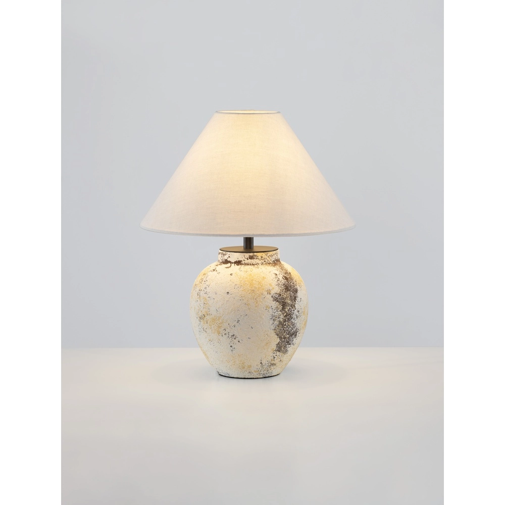 Tischlampe Lupe melierte Keramik Lyora 5212017477903