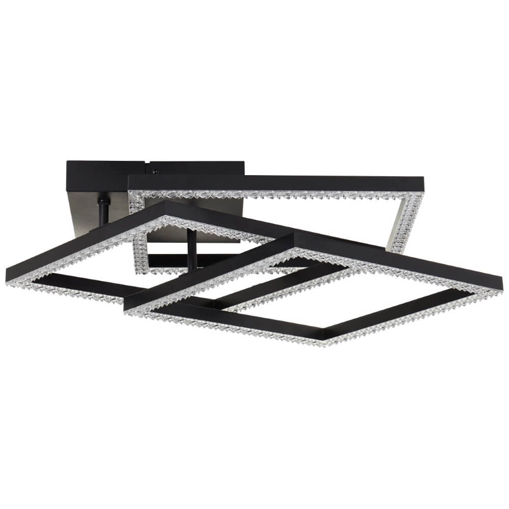 Schwarze Deckenleuchte Ranni 3900lm Brilliant 4004353442148