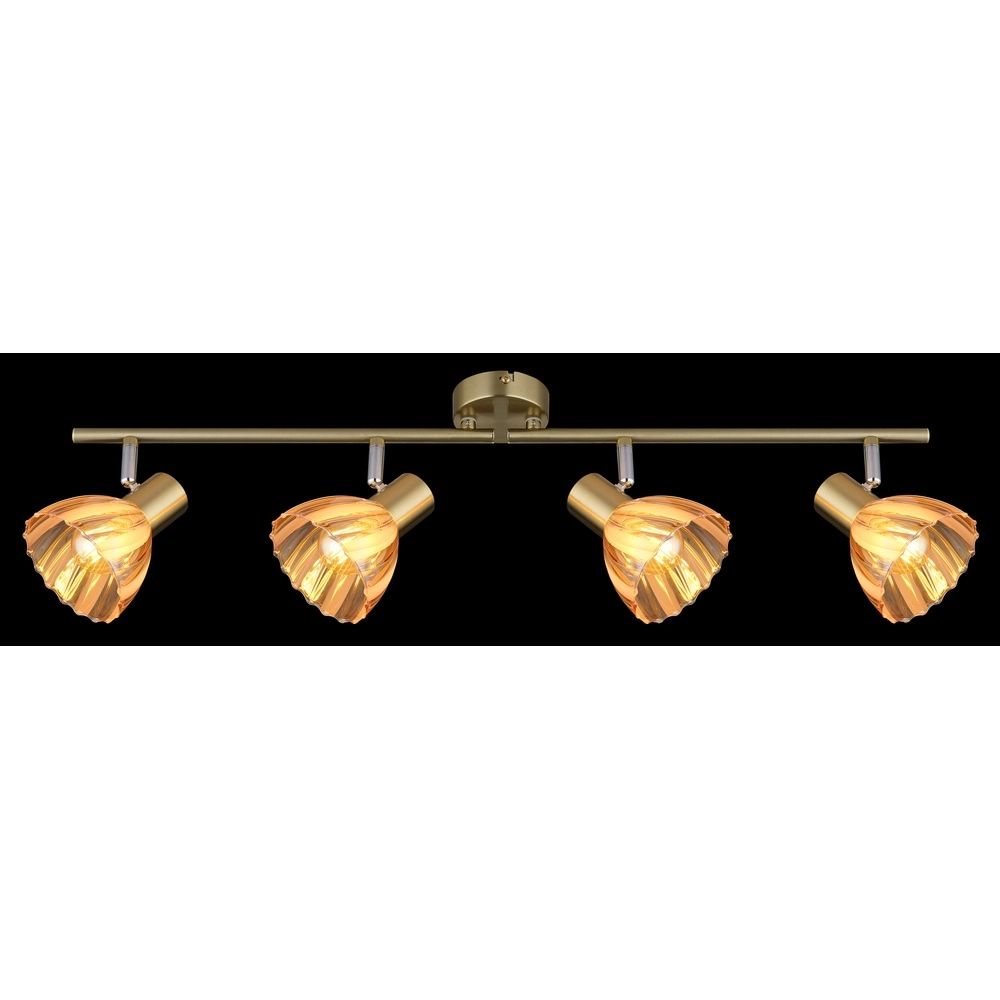 Deckenlampe 4-Licht Zachery Gold Globo 9007371531509