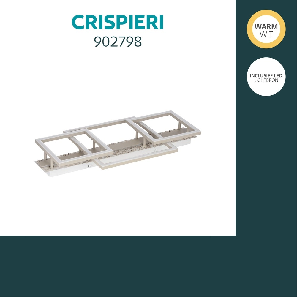 Moderne Deckenlampe Crispieri Grau Eglo 9008606403905