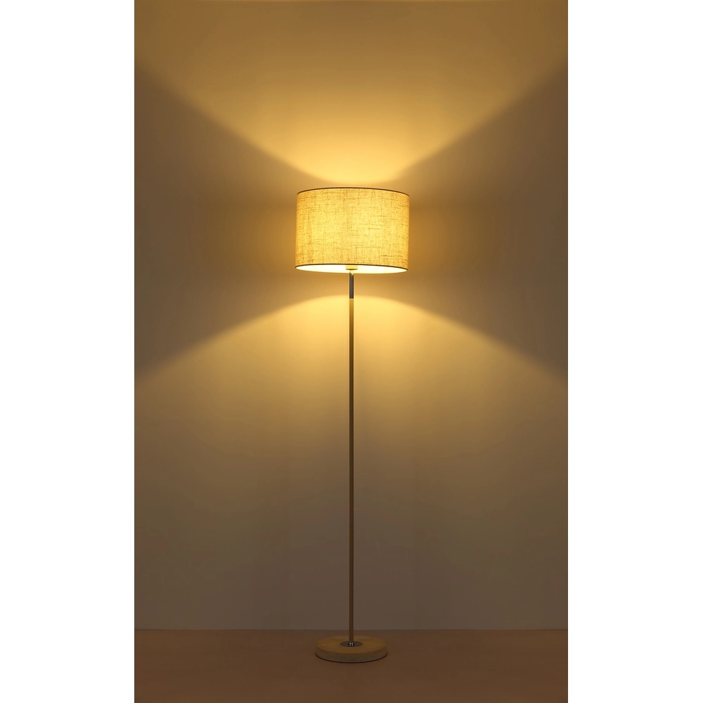 Stehlampe Deleon sandbraun Ø 40cm Globo 9007371572908