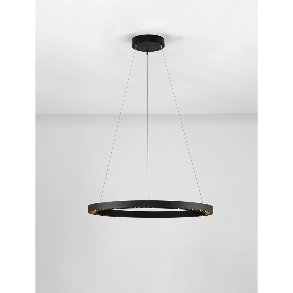 Runde Pendelleuchte Deos schwarz Lyora 5212017463722