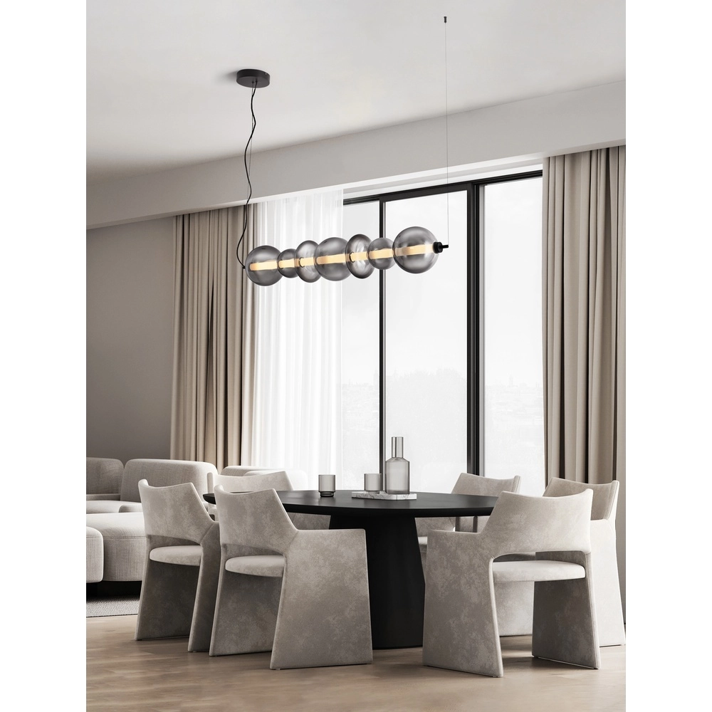 Pendelleuchte Bally Rauchglas horizontal Lyora 5212017449184