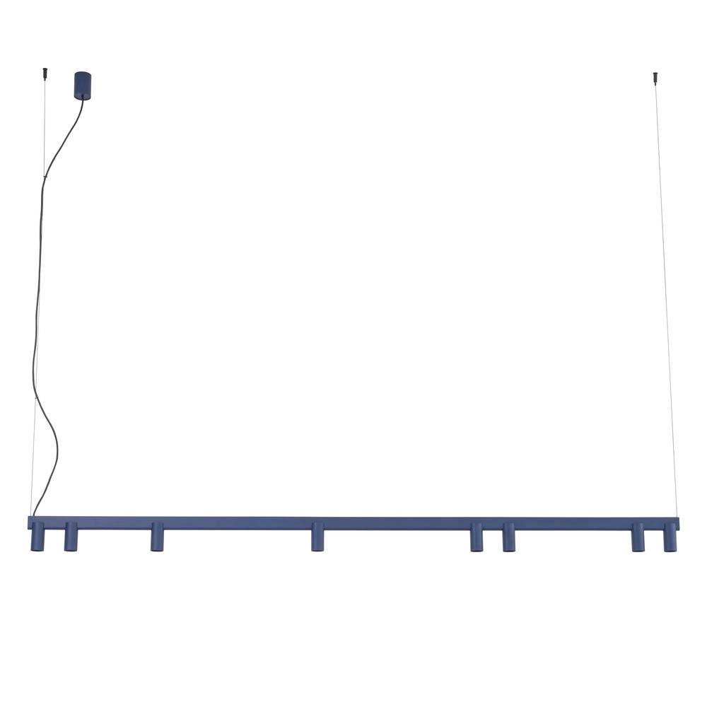 Design-Pendellampe Fourty 8-Licht Marineblau Lyora 5903139122900