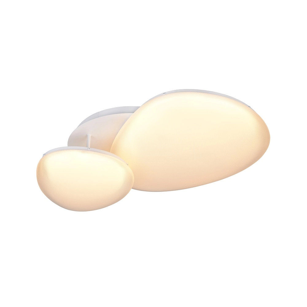 Deckenlampe Ozera Doppelweiß