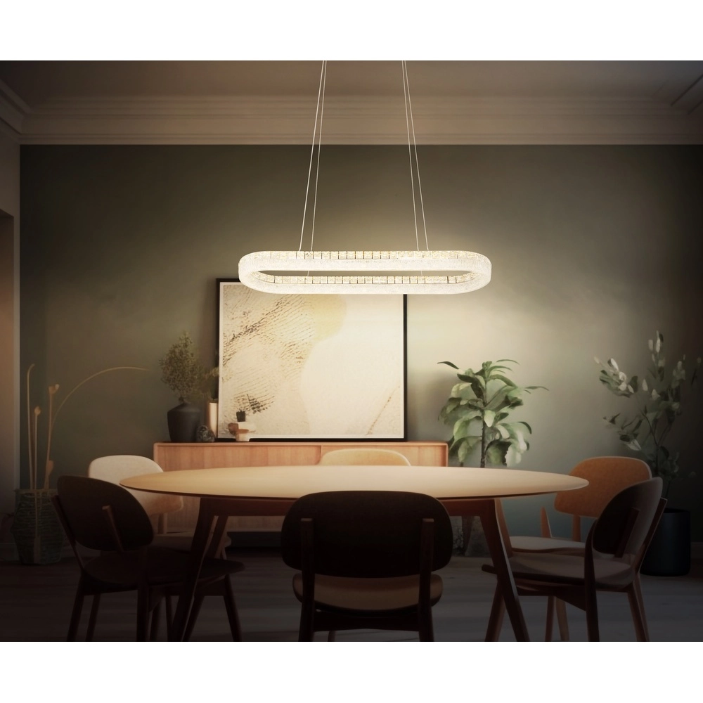 Pendellampe Laurel Ovales Chrom Globo 9007371572779