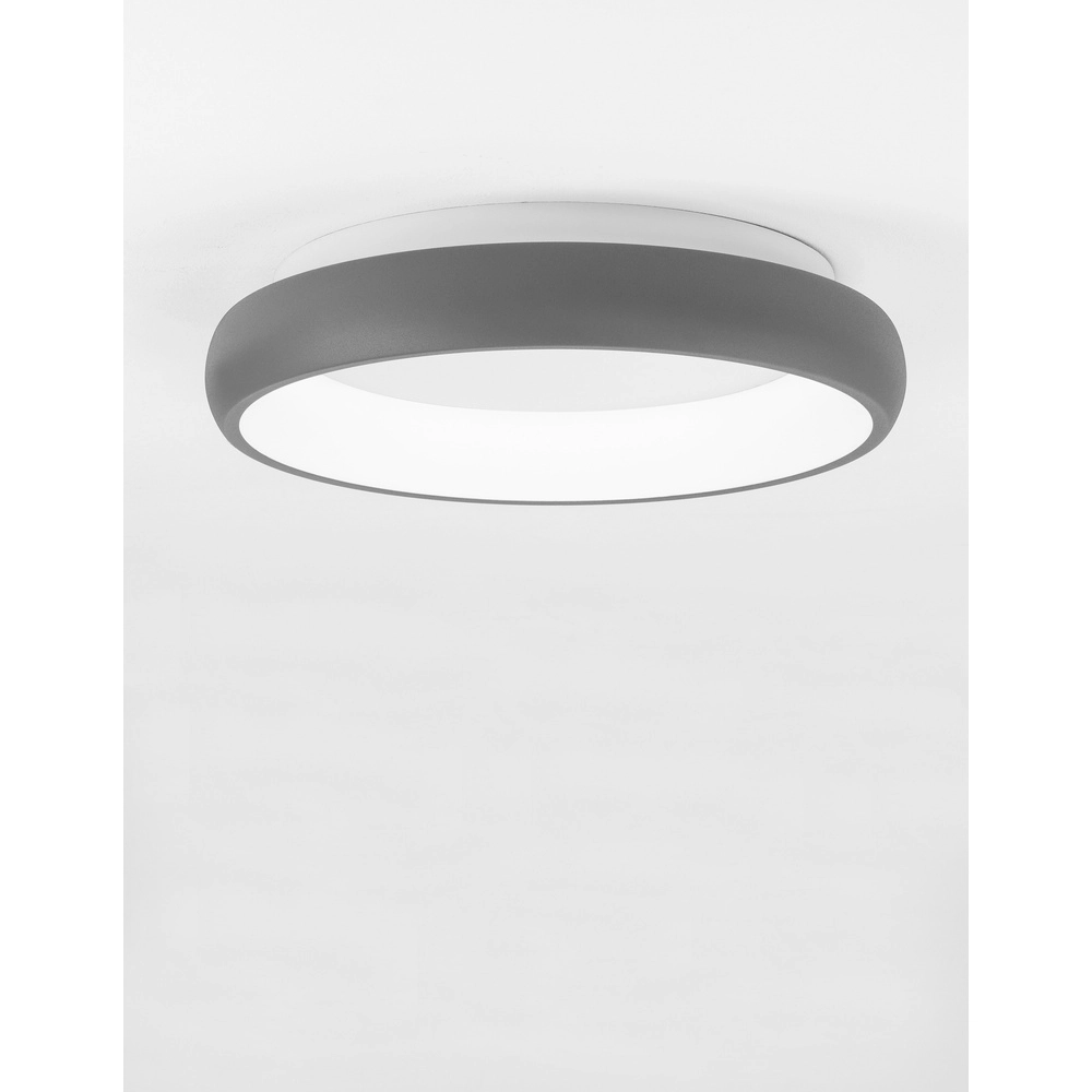 Deckenlampe Albi grau Ø 41cm Lyora 5212017419507