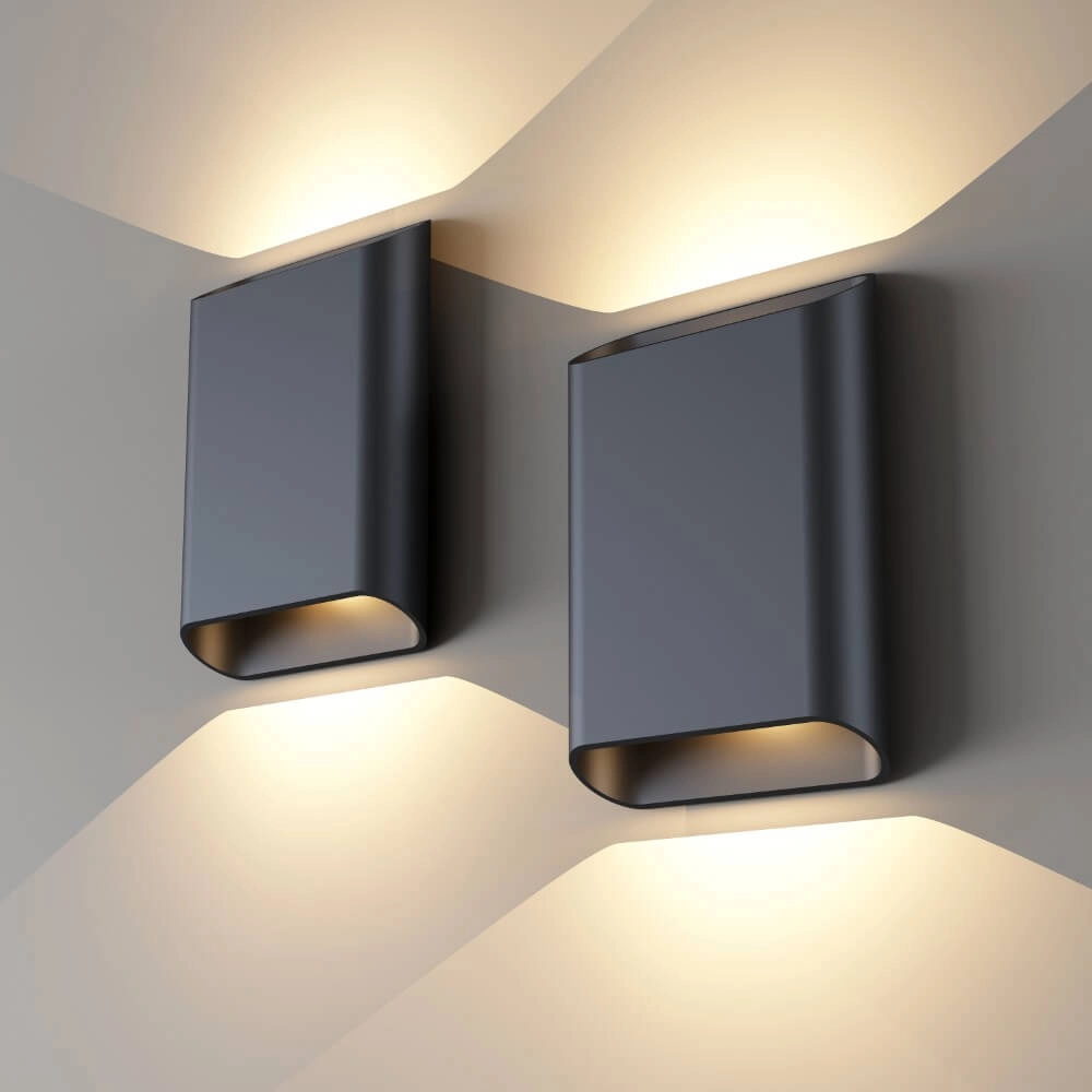 Wandleuchte Diaz L Schwarz Artdelight 8720701100275