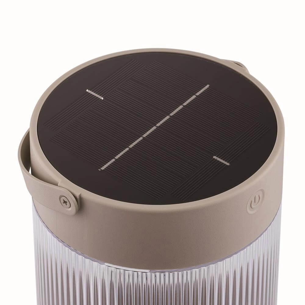 Tischlampe Coupar Sandbraun Solar Nordlux 5704924023453