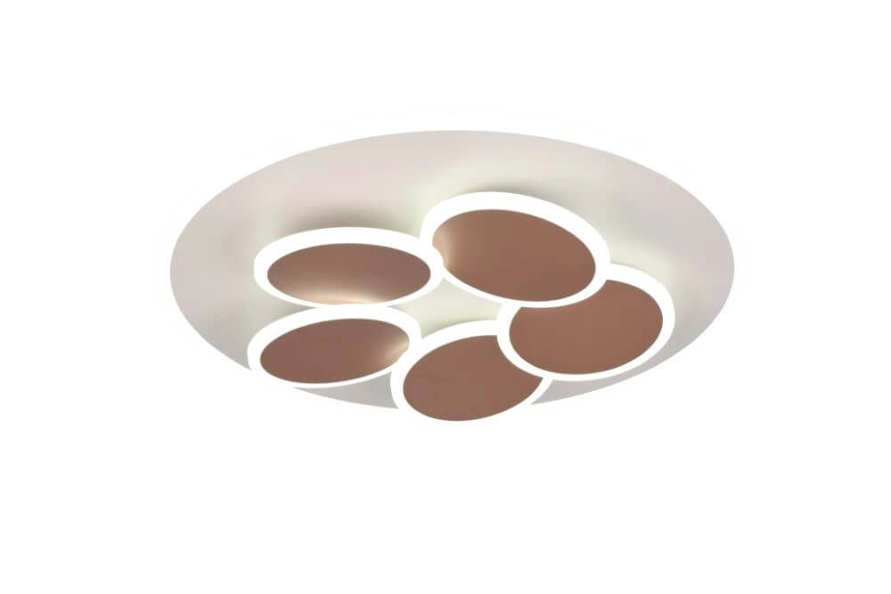 Moderne Deckenleuchte Mandala rotes Kupfer Ø 48cm Trio 4017807614084