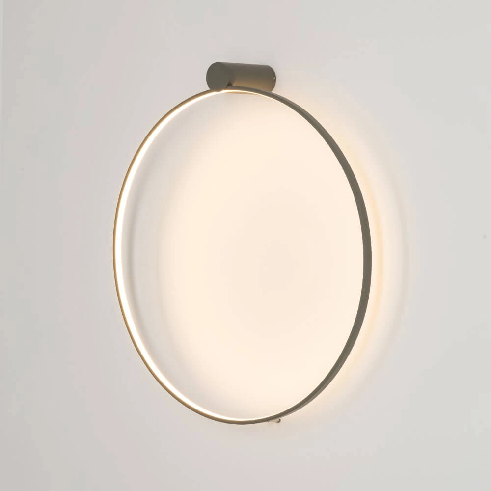 Design-Wandleuchte Circolo M LED olivgrün Lyora 5903139114028