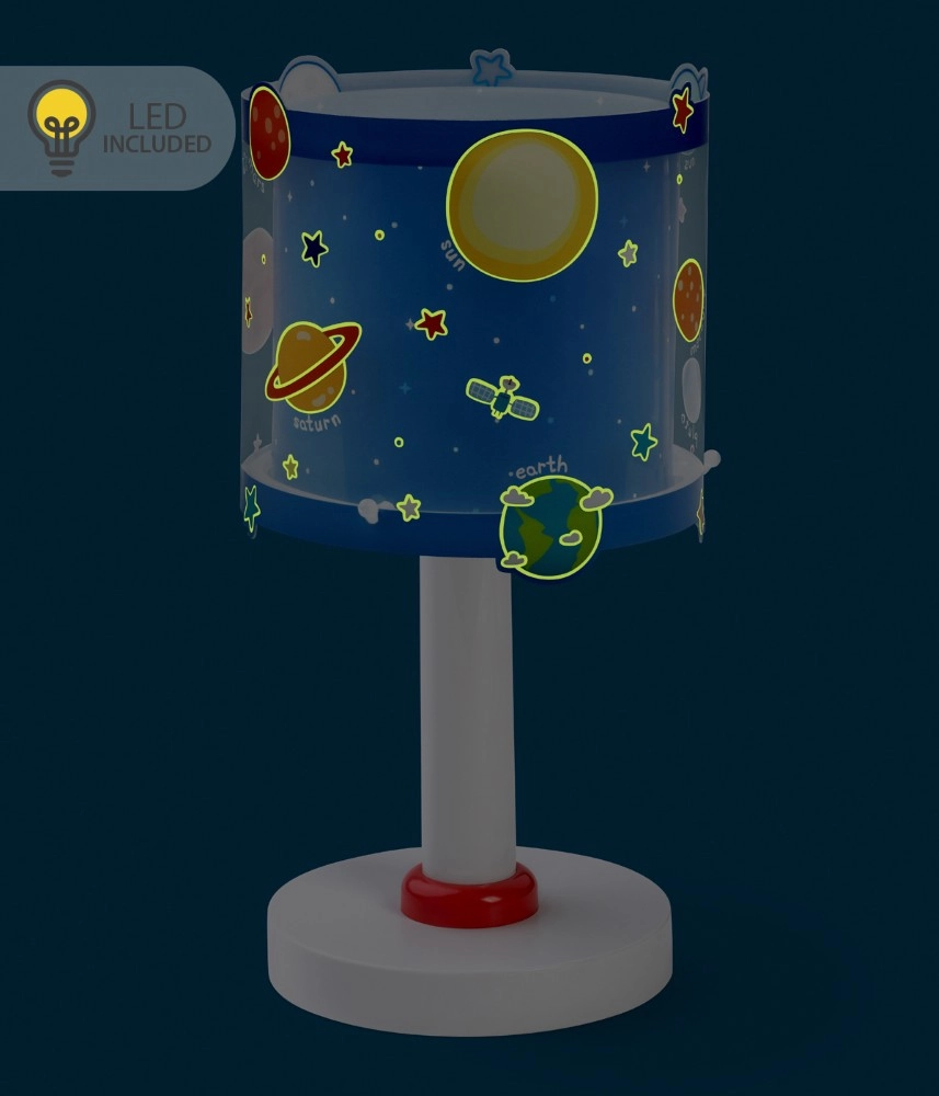 Tischlampe Planets Blau für Kinderzimmer Dalber 8420406002231
