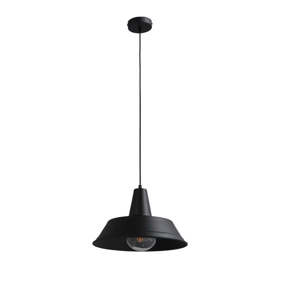 Schwarze Vintage-Pendelleuchte Industria 35 Masterlight 8718121237626
