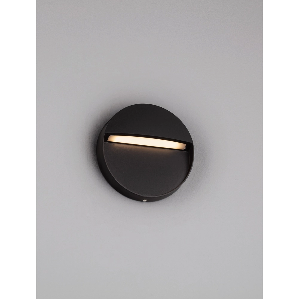 Runde Wandleuchte Nectar Design anthrazit Lyora 5212017453846