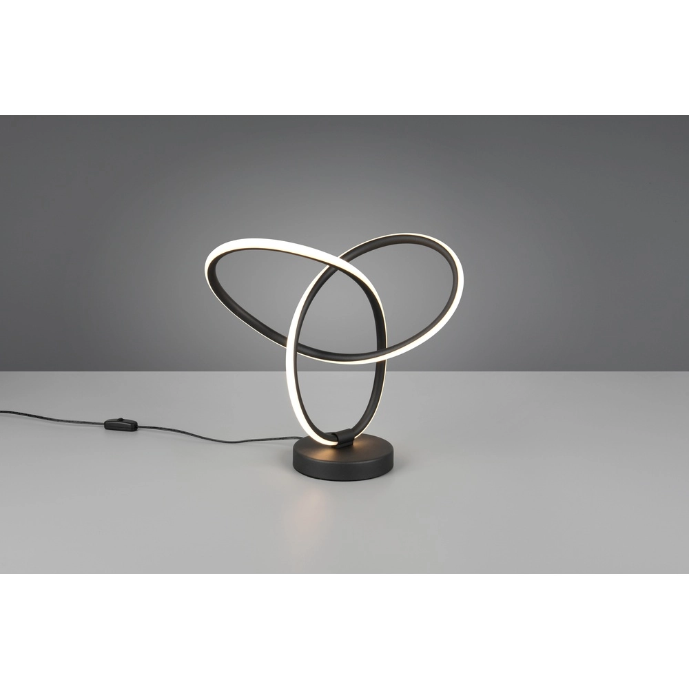 Tischlampe Lando Ausführung schwarz Trio 4017807656527