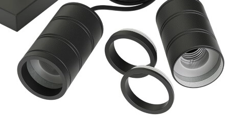 Verdreifachen Pendel Cord Beam 3 Leichter 40 cm schwarz Circle 8712879143802