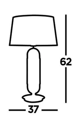 Tischlampe Jazz schwarz mit gold Searchlight 5053423193045