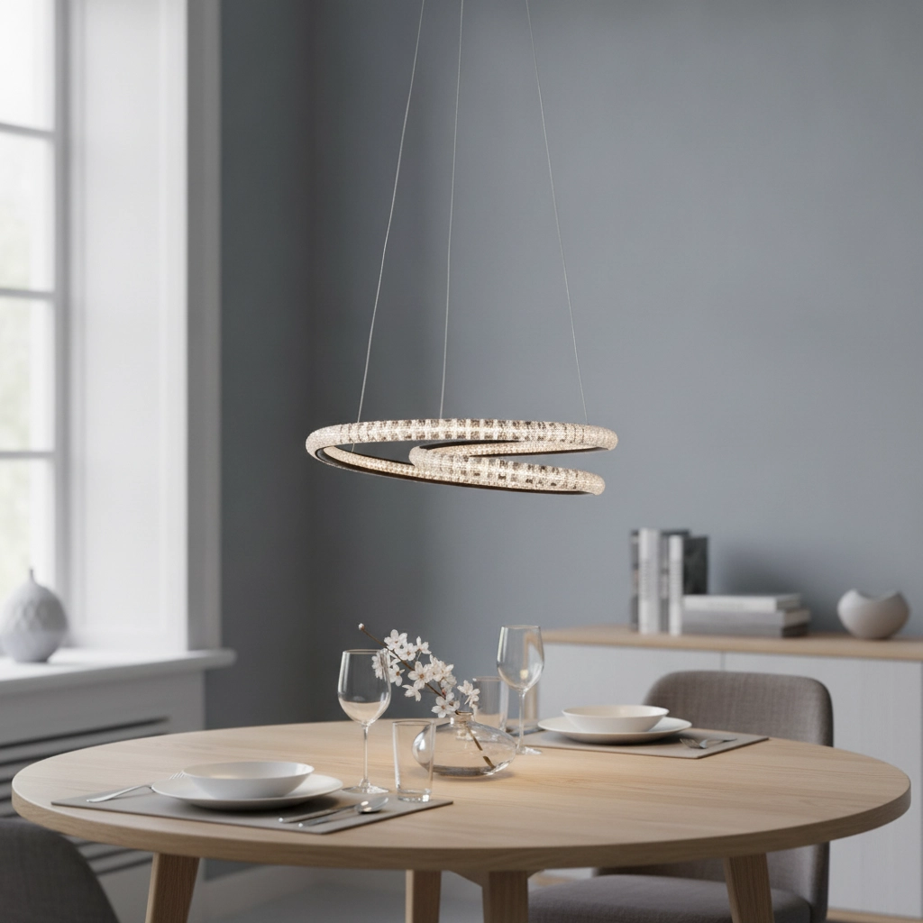 Design-Pendelleuchte Ginevra schwarz Ø 48cm