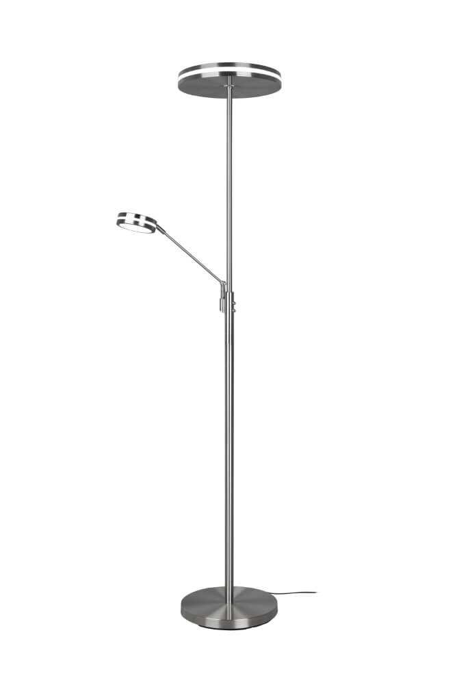Große LED-Leseleuchte Franklin Edelstahl Trio 4017807525274