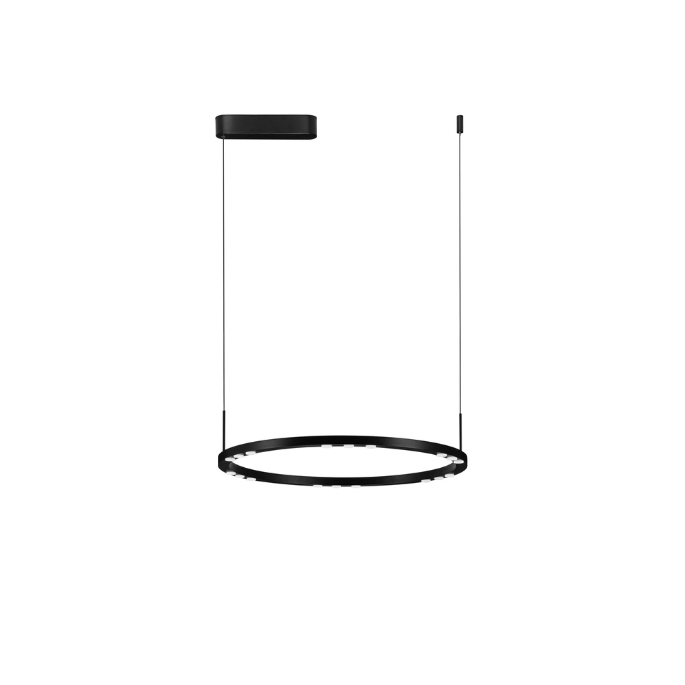 Schlanke Pendelleuchte Lunette schwarz Ø 660cm Lyora 5212017465191