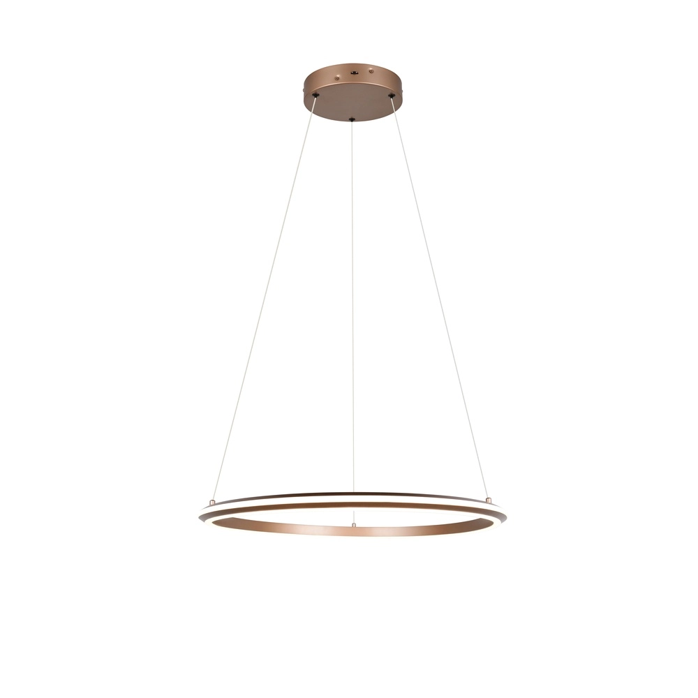 Pendelleuchte Amador mokkabraun Ø 75cm Trio 4017807664188