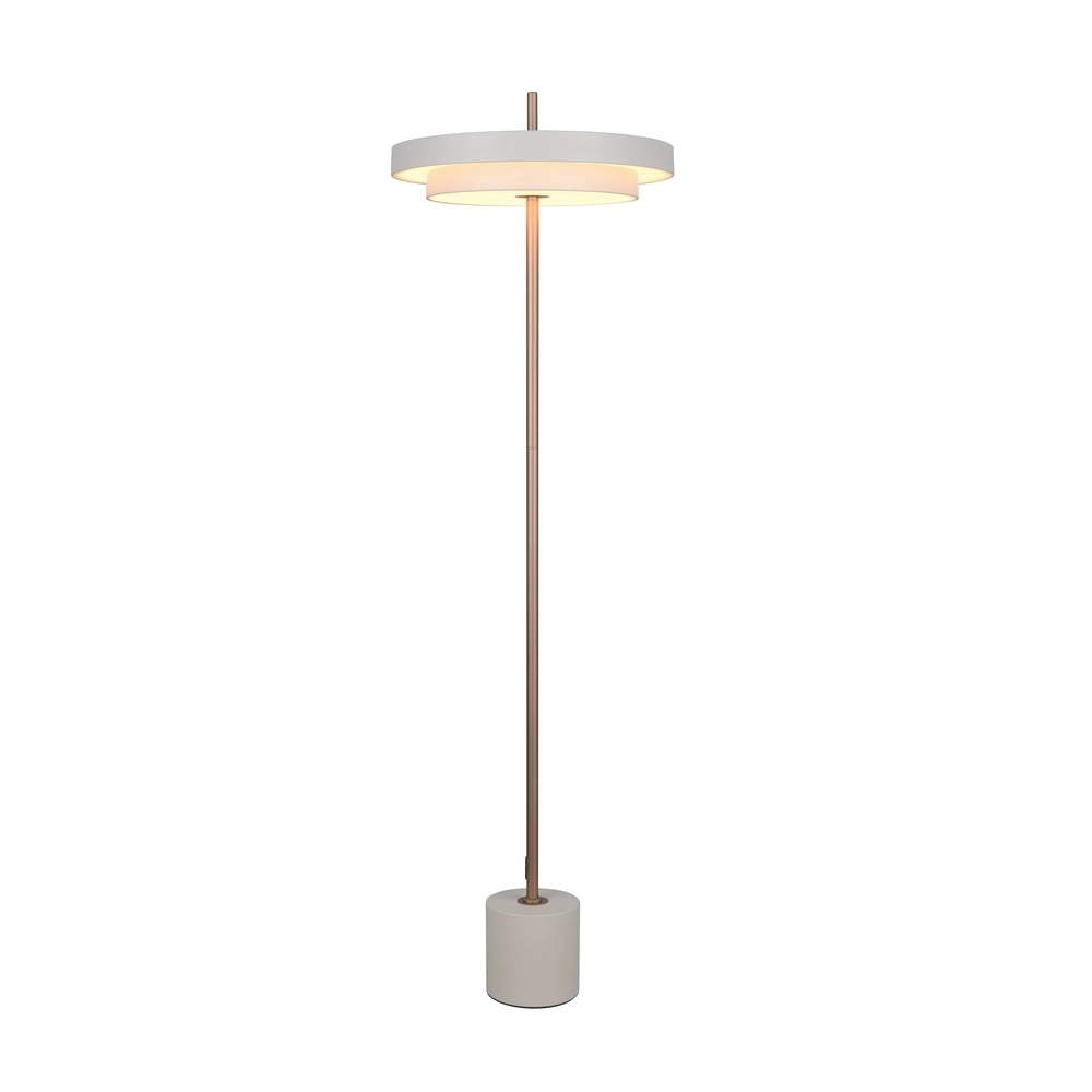 Moderne Stehleuchte Keaton weiß Trio 4017807655933