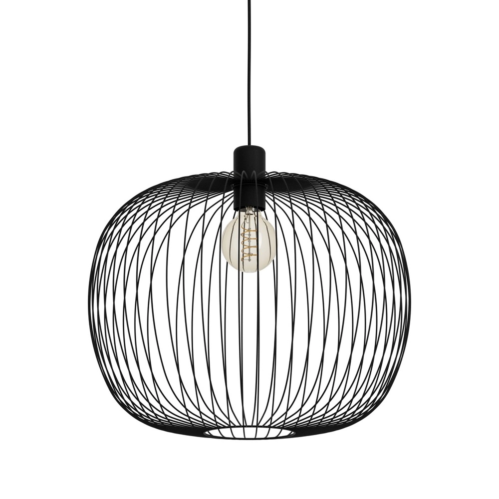 Draht-Pendellampe Lodods schwarzer Ø 45 cm