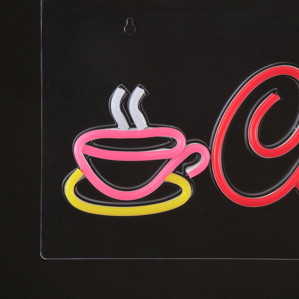Neon-Wandlampe Neon-Tales "Kaffee" Brilliant 4004353477836