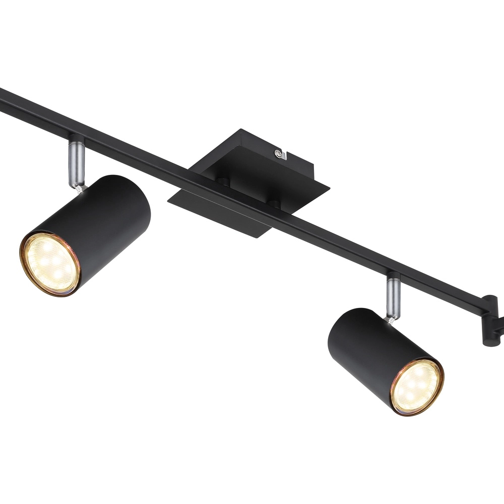 Deckenlampe Robby 6-Licht Schwarz Globo 9007371416844
