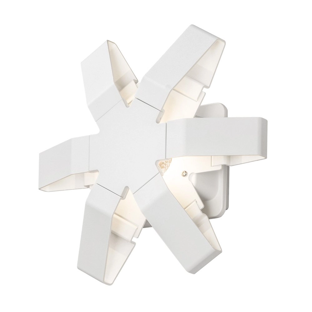 LED-Außenleuchte Pescara Star 25cm weiß KonstSmide 7318307977257