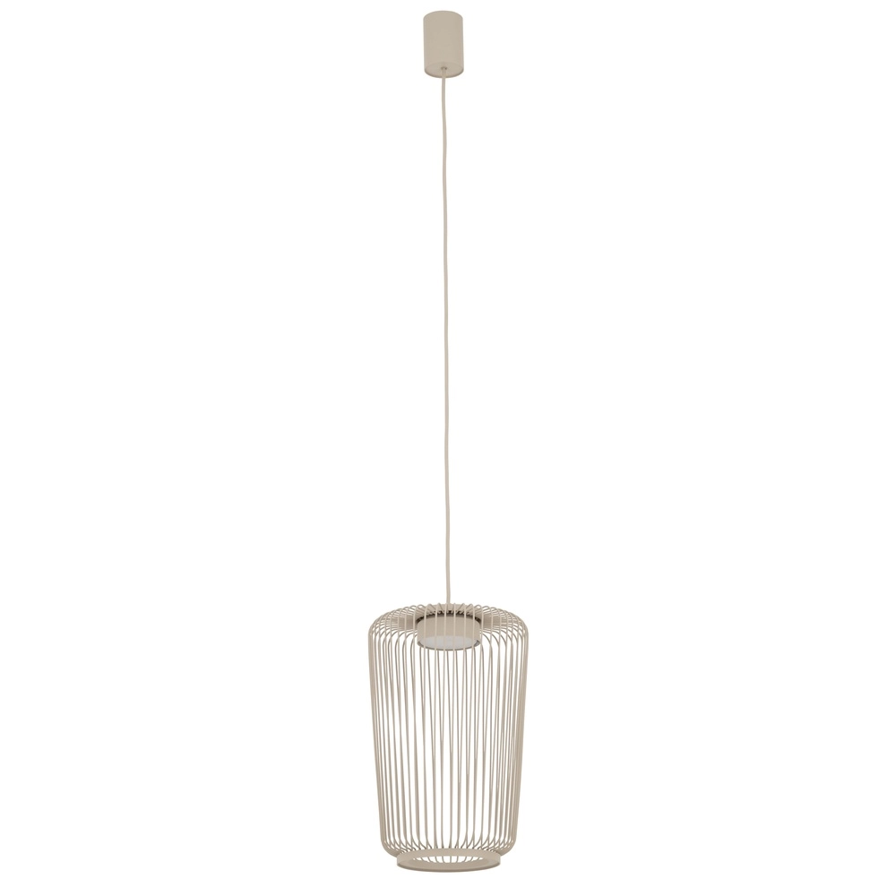 Käfiglampe Kenai sandbraun Ø 20 cm Lyora 5903139122221