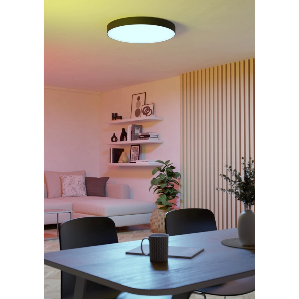 Design-Deckenleuchte Gallizzi-Z smart schwarz Ø 69cm Eglo 9008606358182