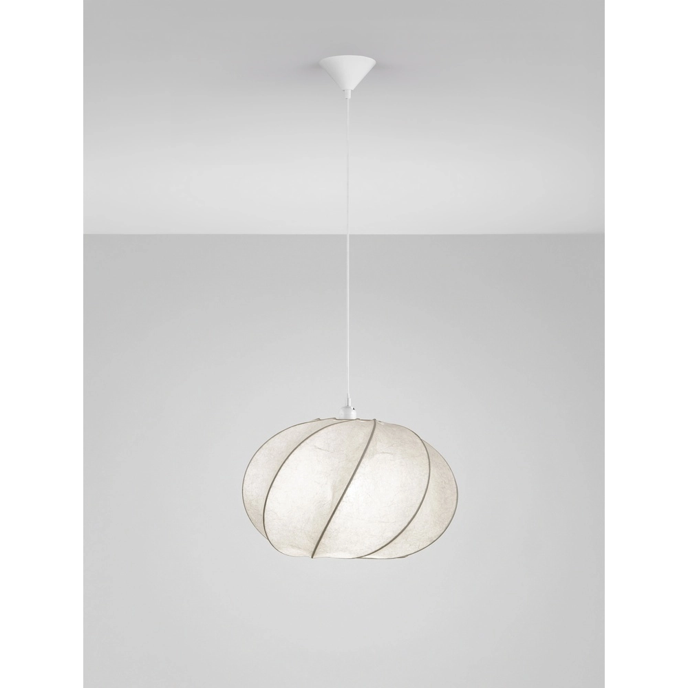 Pendelleuchte Bora weiß Ø 45cm Lyora 5212017477453