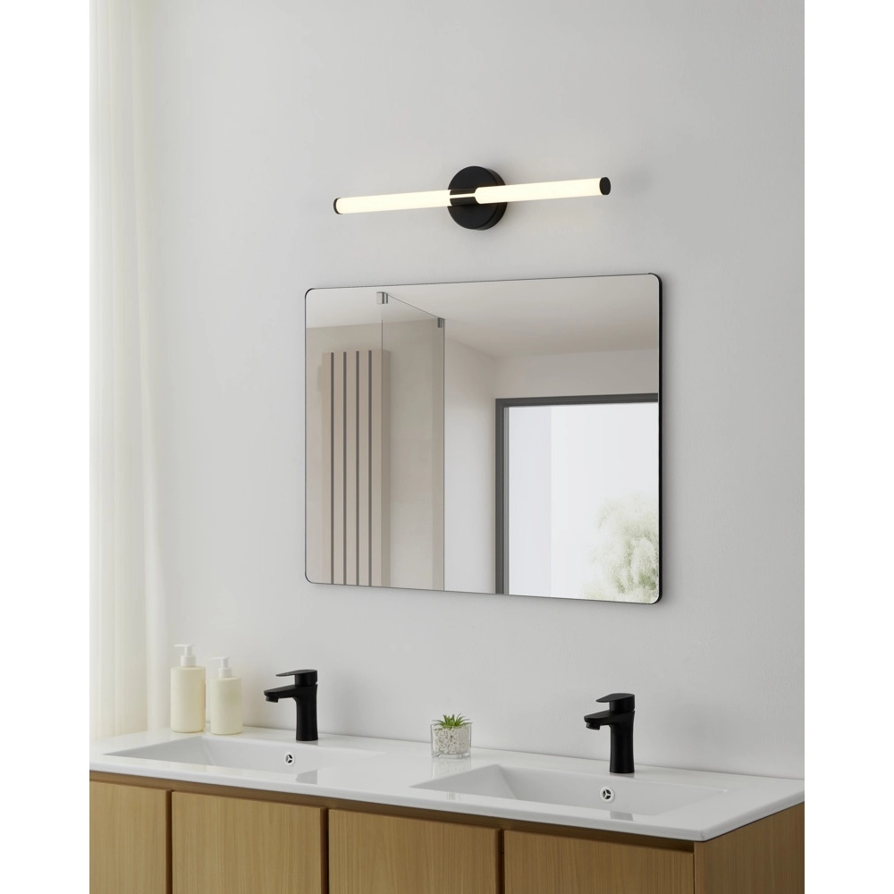 Spiegelleuchte Ramola schwarz 60cm Eglo 9008606356799