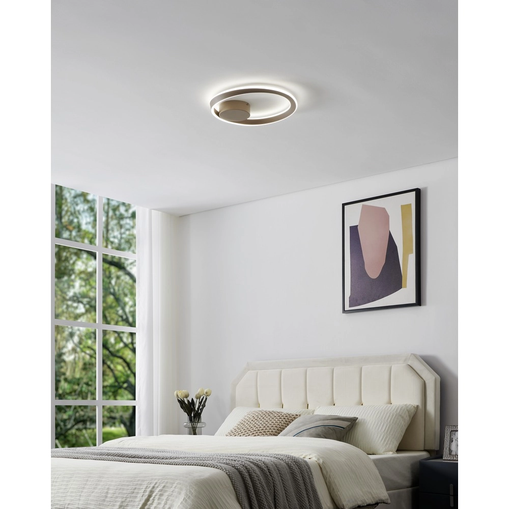 Design-Deckenlampe Camerota Sandbraun Eglo 9008606391349