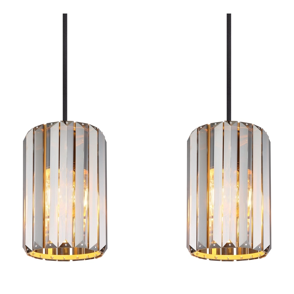 Pendellampe Run 4-Licht Holz Globo 9007371519965