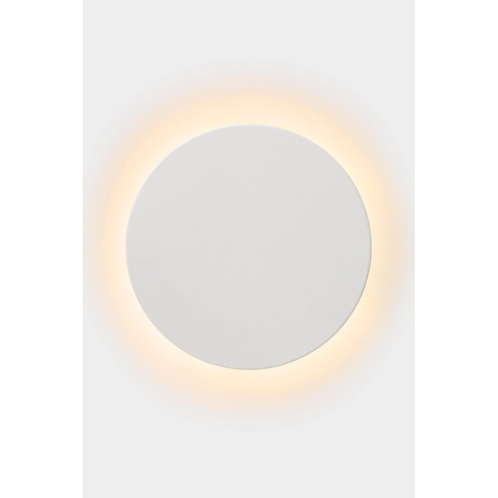 Design-Wandlampe Eklyps Led Ø 15 cm weiß Lucide 5411212460257