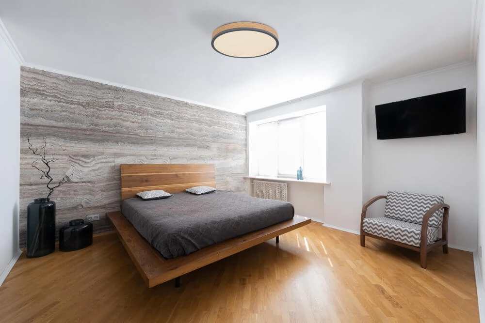 LED-Deckenleuchte aus Holz Doro Ø 45cm Globo 9007371430567