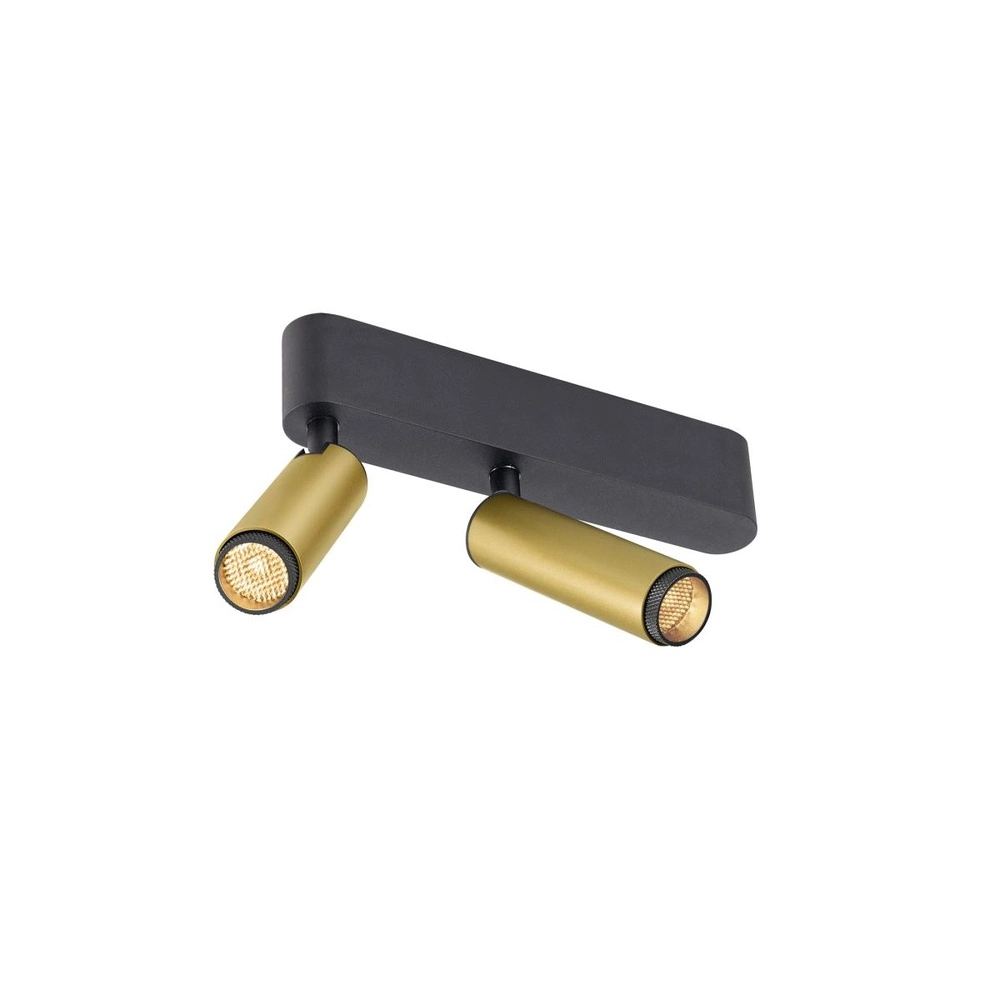 Aufputz-Spot Grip! S 2-flammiges Gold 2700K SLV 4024163304863