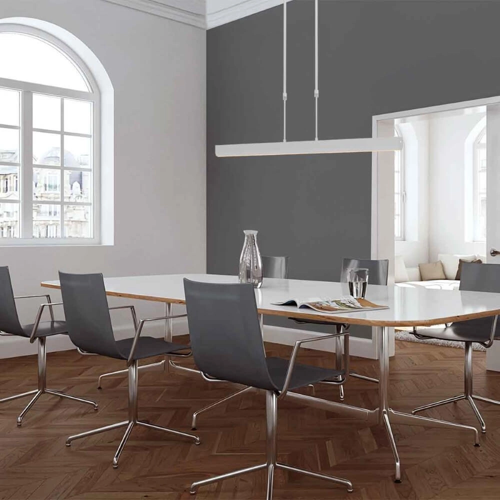 LED-Büro-Hängelampe Zelena LED Stahl Steinhauer 8712746170597